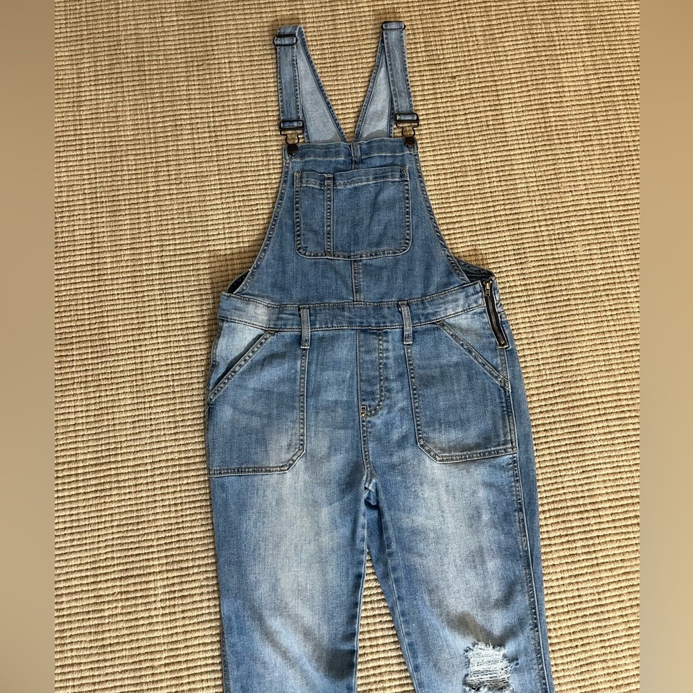 GAP Light Blue Denim Overalls - Picture 3 of 9
